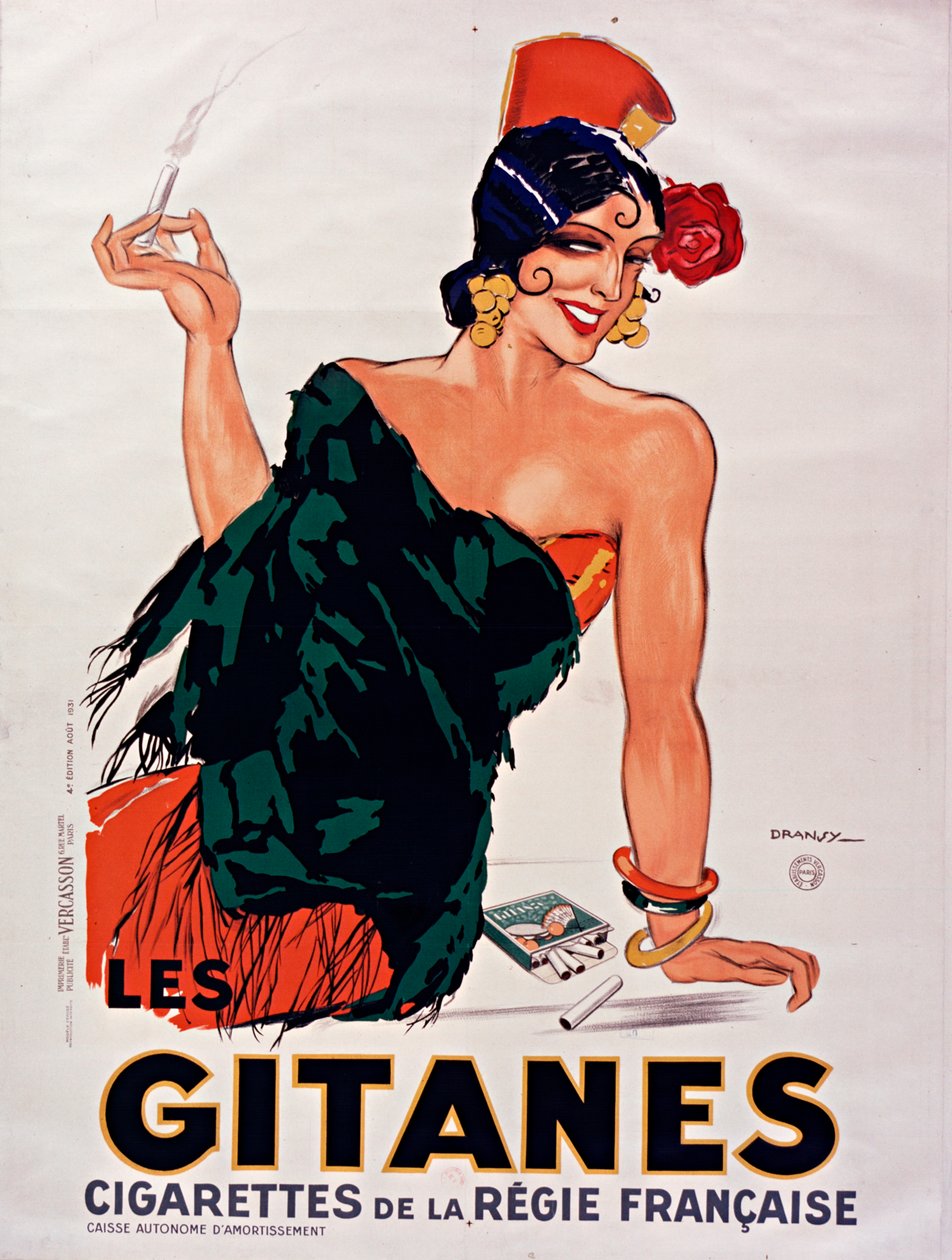 Papierosy Gitanes, 1931. autorstwa Jules Isnard Dransy