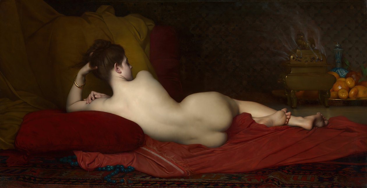 Odaliska, 1874. autorstwa Jules Joseph Lefebvre