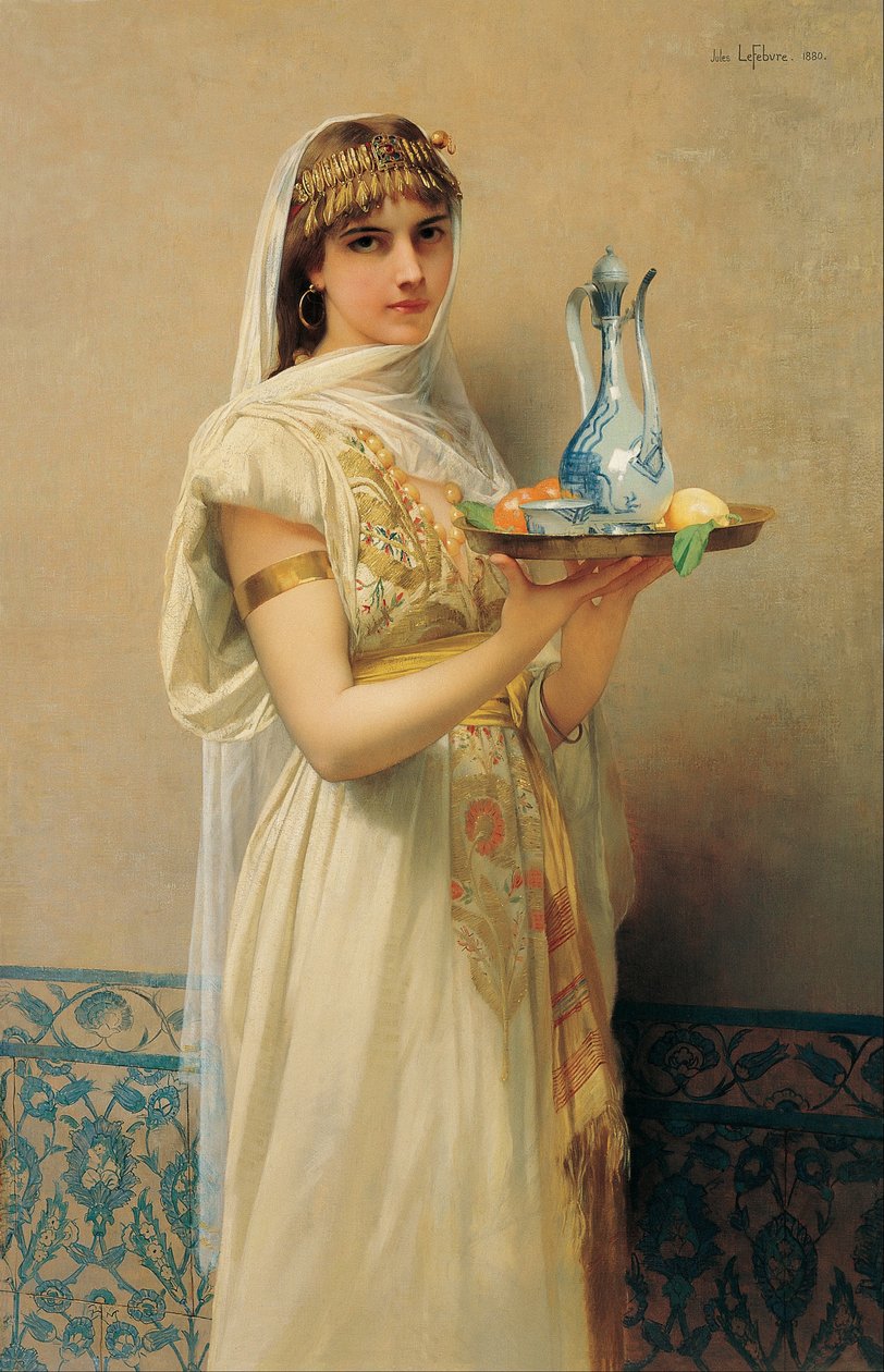Sługa, 1880 autorstwa Jules Joseph Lefebvre