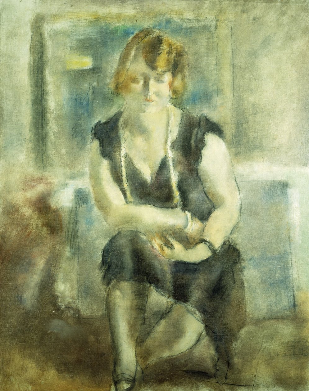 Blondynka, 1927-29 autorstwa Jules Pascin