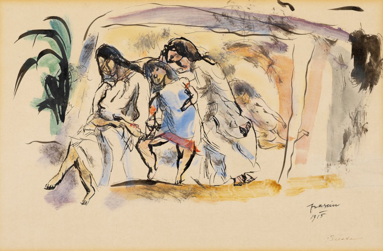 Sjesta autorstwa Jules Pascin