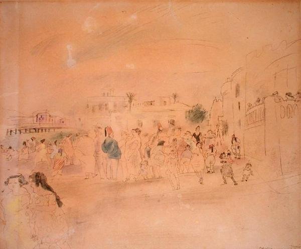 Tunis autorstwa Jules Pascin