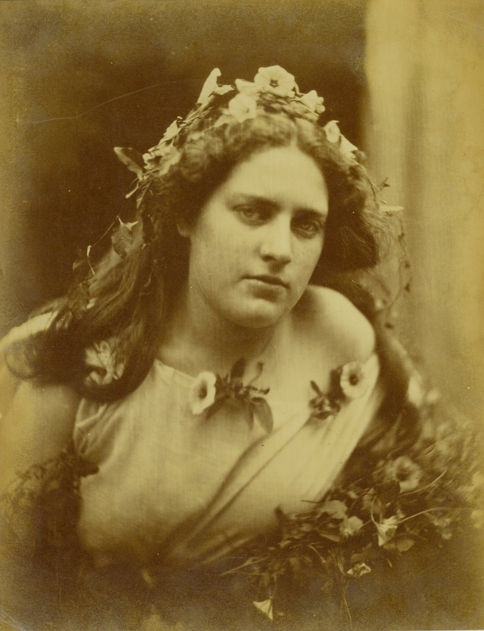 Cylene Wilson, ok. 1867 (odbitka albuminowa) autorstwa Julia Margaret Cameron