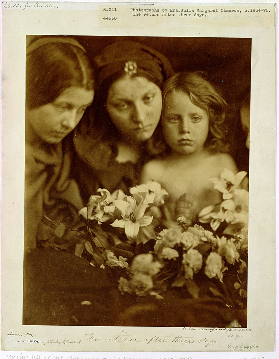 Powrót po trzech dniach, c.1865 autorstwa Julia Margaret Cameron