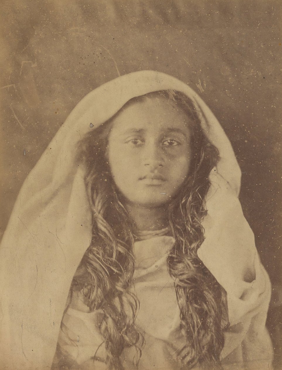 Cejlońska kobieta, 1875-79. autorstwa Julia Margaret Cameron