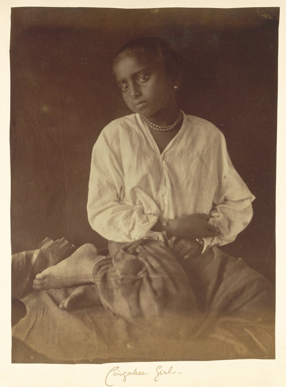 Dziewczyna, Cejlon autorstwa Julia Margaret Cameron