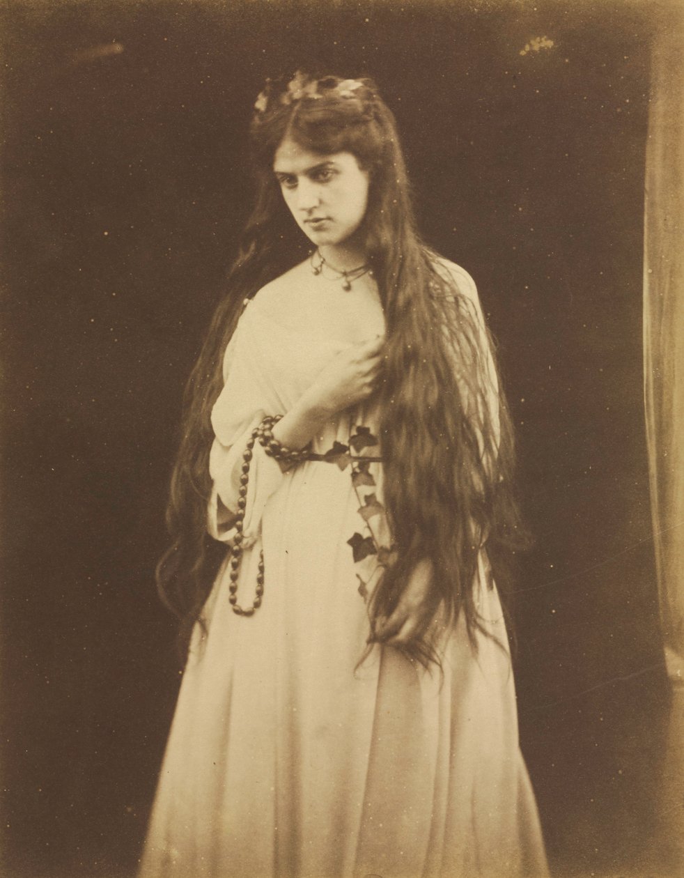 Mnemosyne Marie Spartali, 1844-1927, 1868. autorstwa Julia Margaret Cameron