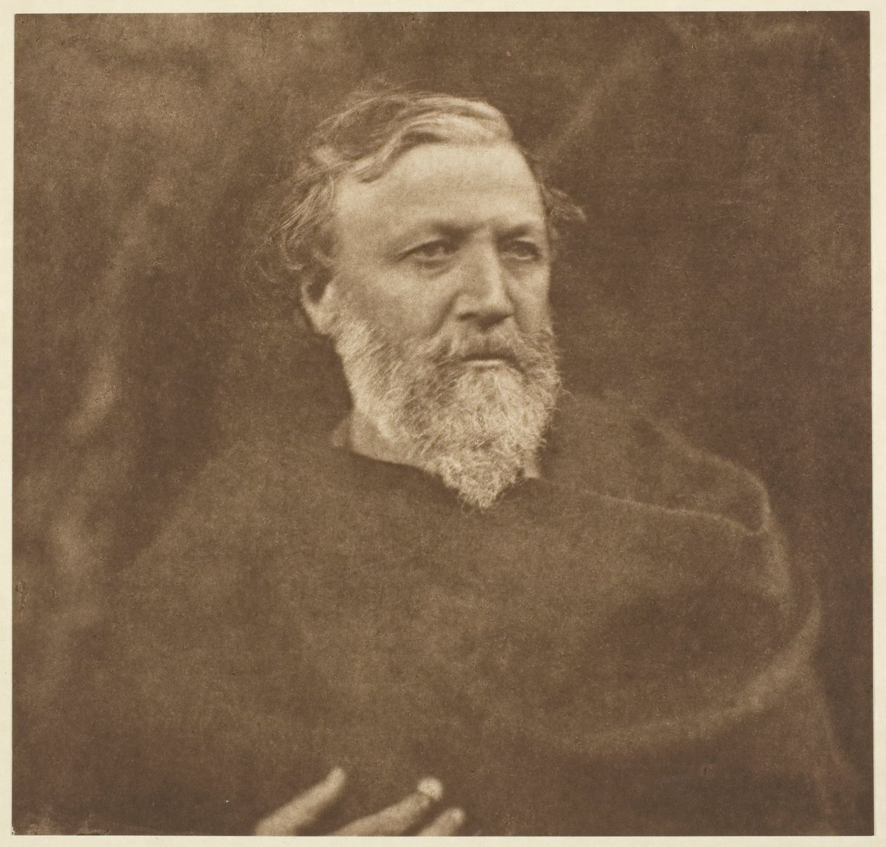 Robert Browning, 1865, wydrukowany 1875. autorstwa Julia Margaret Cameron
