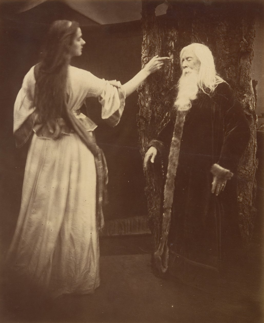 Vivien i Merlin, 1874. autorstwa Julia Margaret Cameron