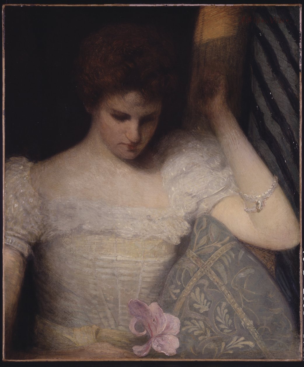 Orchidea, ok.1891 (olej na płótnie( autorstwa Julian Alden Weir