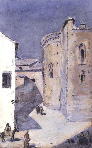 Hiszpańskie miasto autorstwa Julian Alden Weir