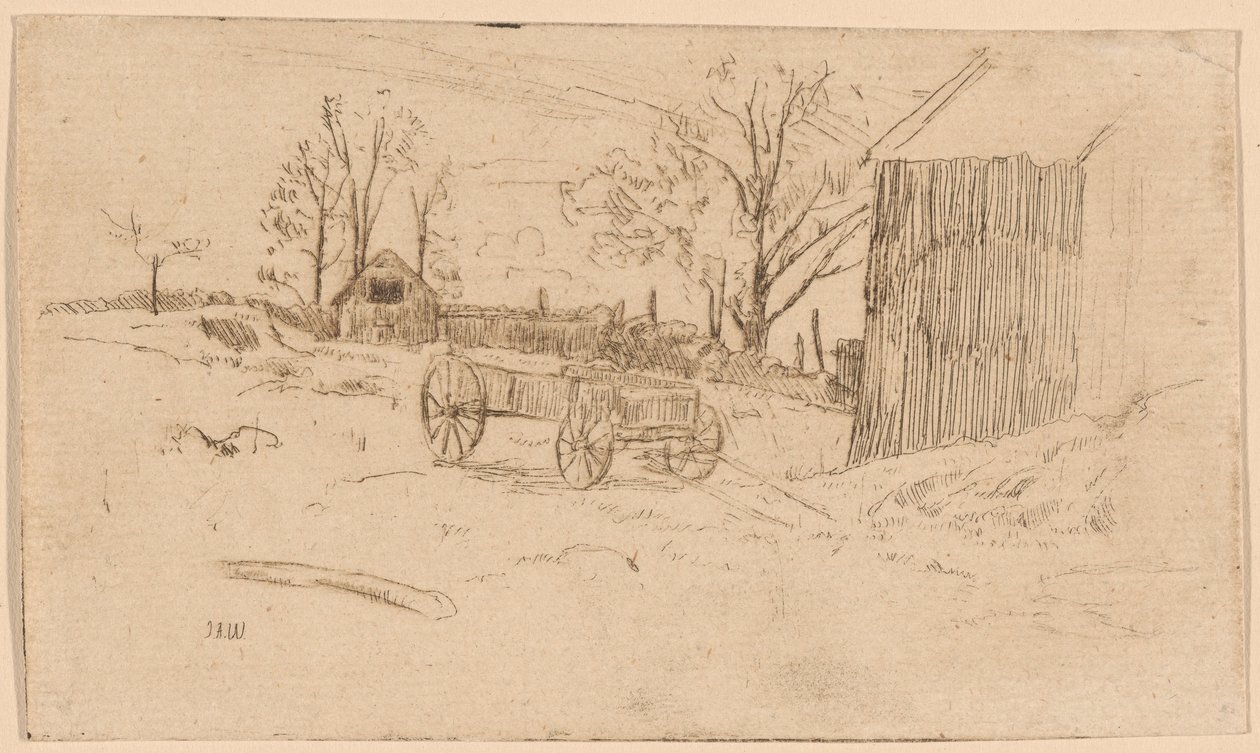 Stodoła Roscoe autorstwa Julian Alden Weir
