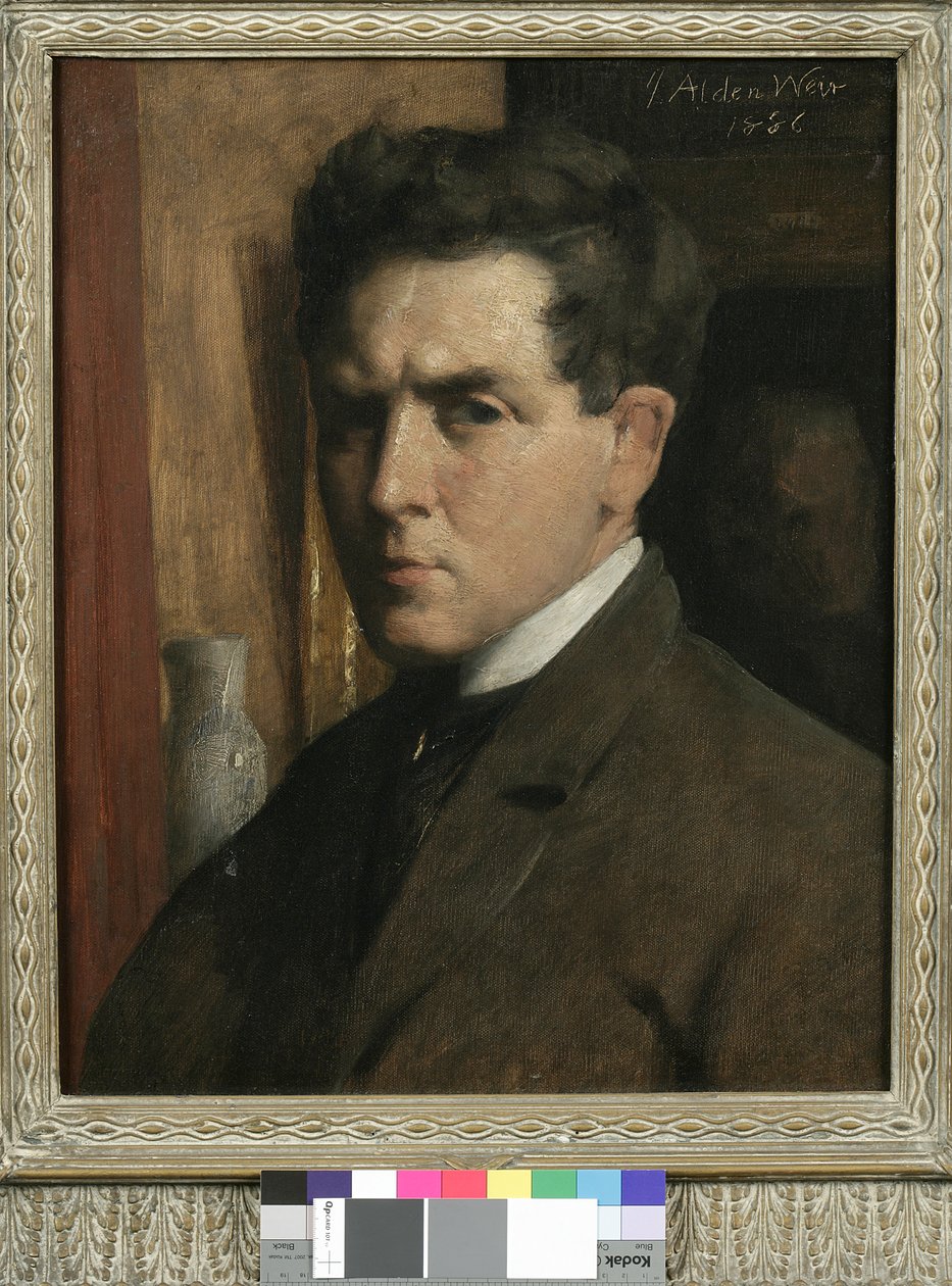 Autoportret, 1886 autorstwa Julian Alden Weir