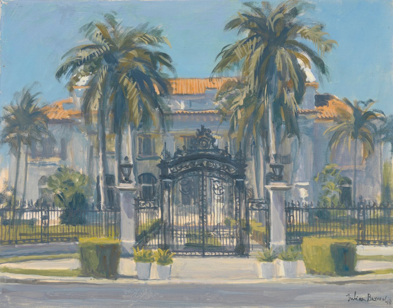 Muzeum Flaglera, Plaża z palmami, 2010 autorstwa Julian Barrow