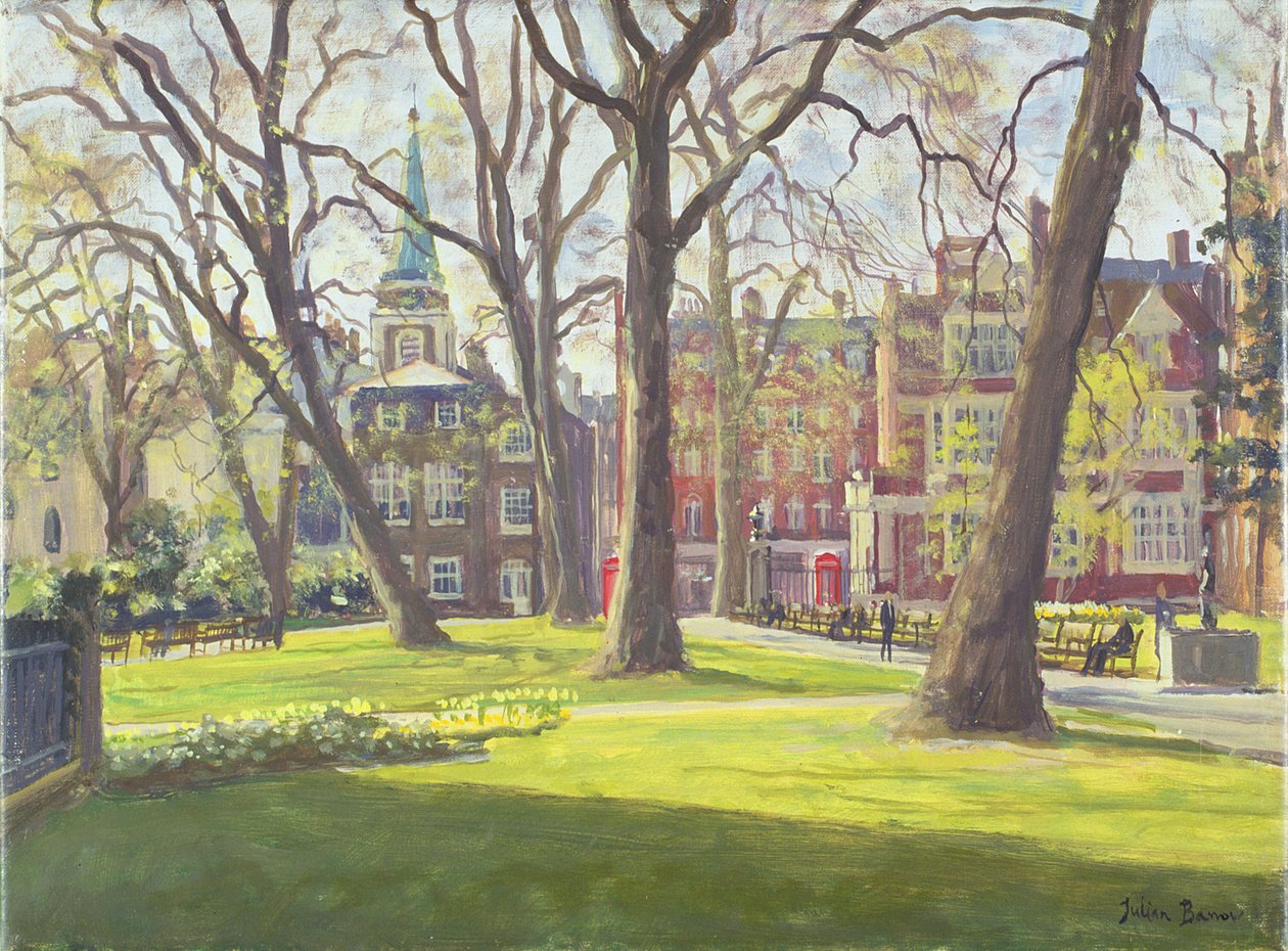 Mount Street Gardens, Londyn autorstwa Julian Barrow