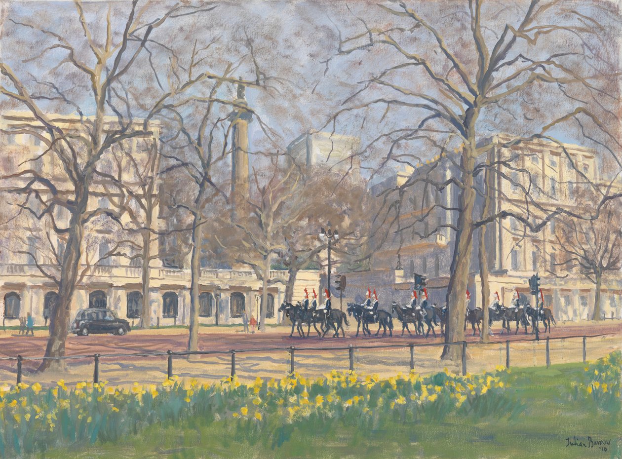 Wiosenny poranek, centrum handlowe, 2010 autorstwa Julian Barrow