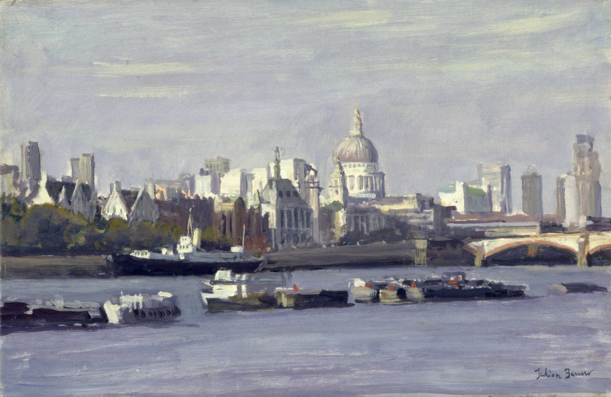 St Pauls z Bankside autorstwa Julian Barrow