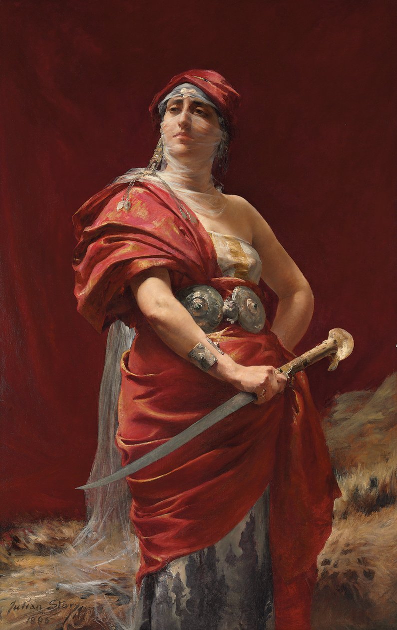 Tragedia, 1885 autorstwa Julian Russell Story