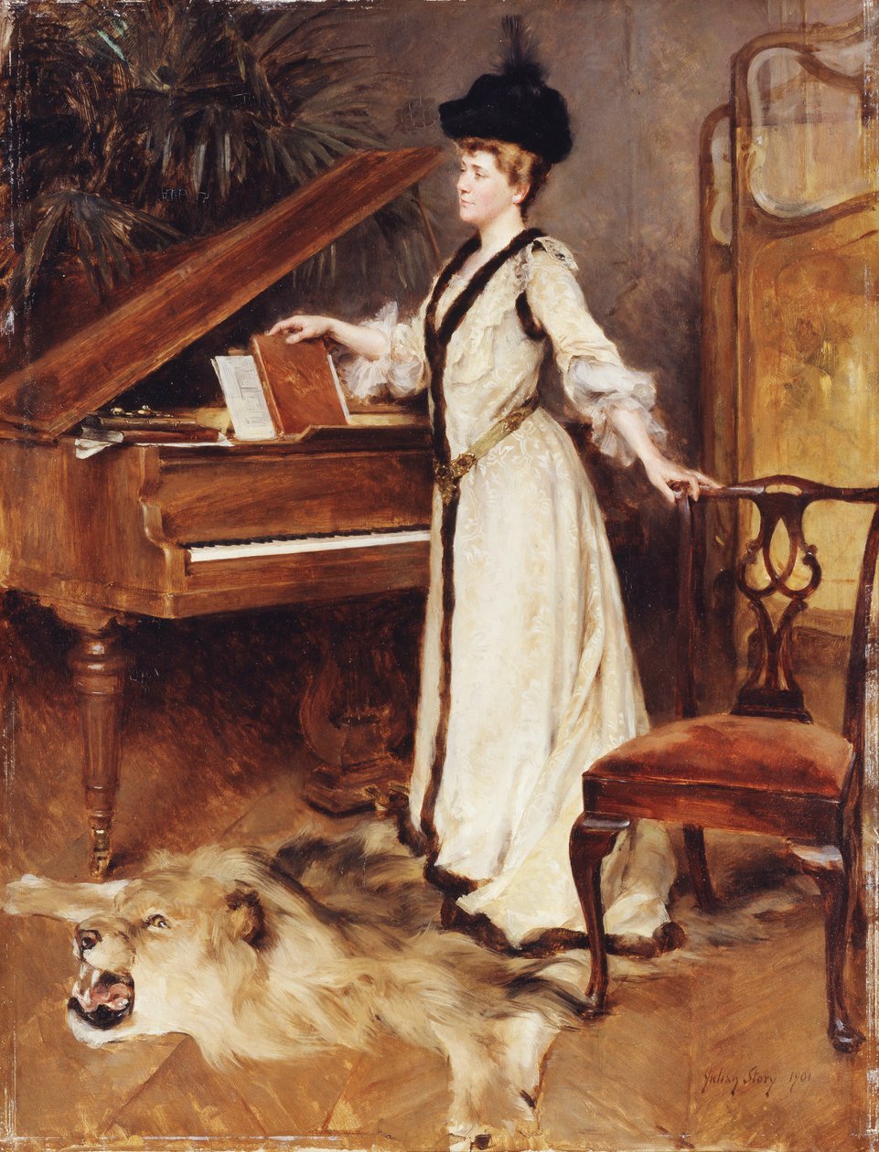 Portret pani, 1901 autorstwa Julian Russell Story