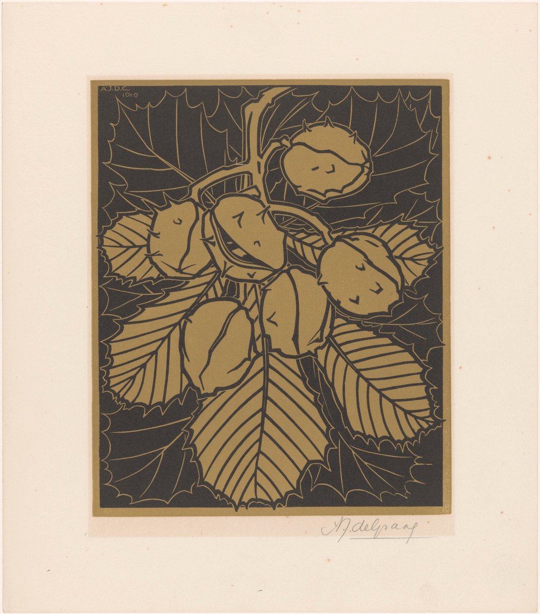 Kastaniety autorstwa Julie de Graag (signed by artist)