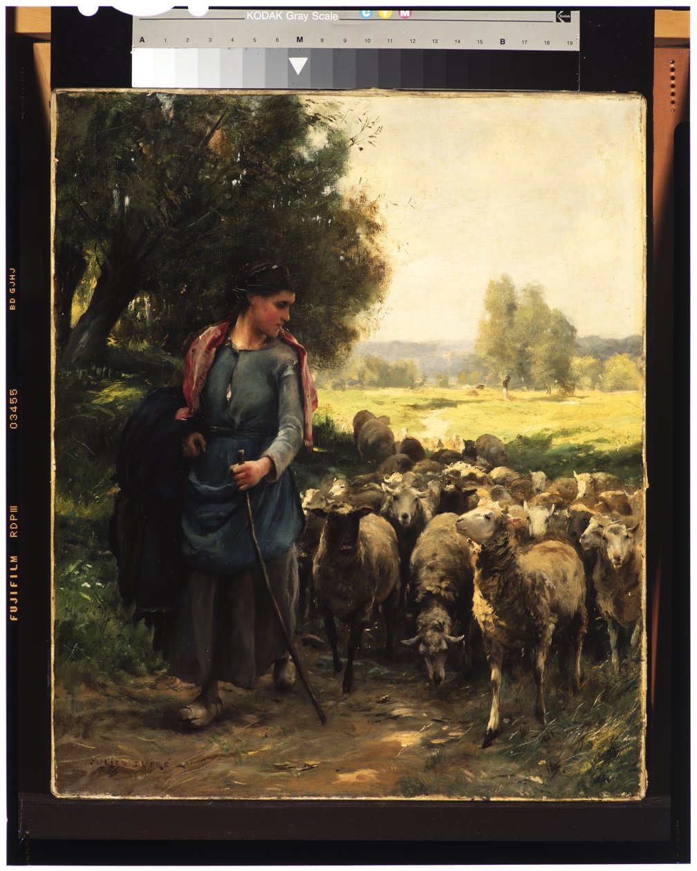 Młoda pasterka, ok. 1900 r. autorstwa Julien Dupre