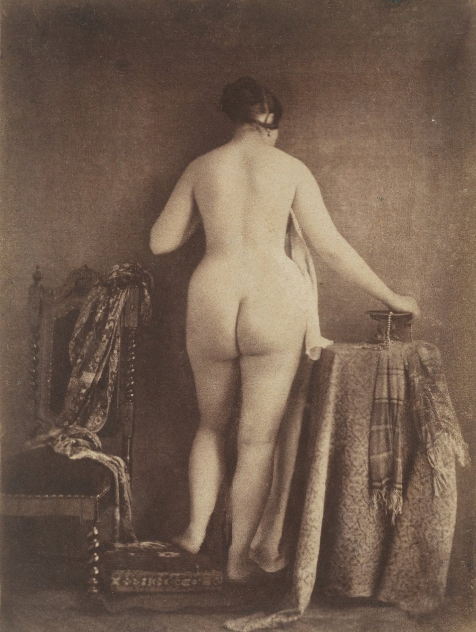 [Stojąca Akt Kobiecy], ca. 1853. autorstwa Julien Vallou de Villeneuve
