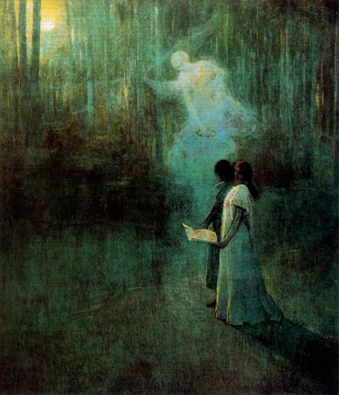 Pieśń o miłości autorstwa Julio Romero de Torres