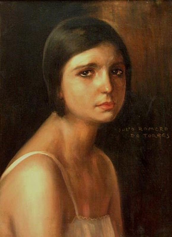 Dobra mała dziewczynka autorstwa Julio Romero de Torres
