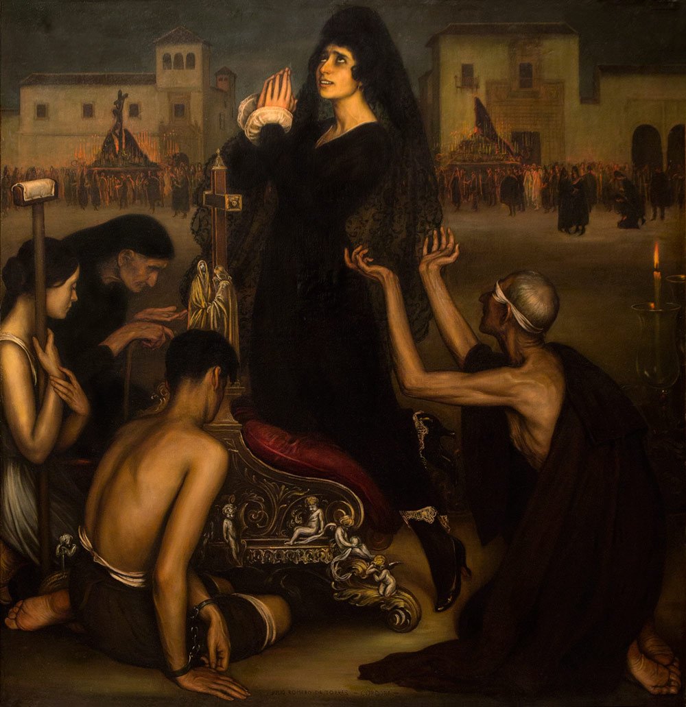 Nieznany obraz autorstwa Julio Romero de Torres