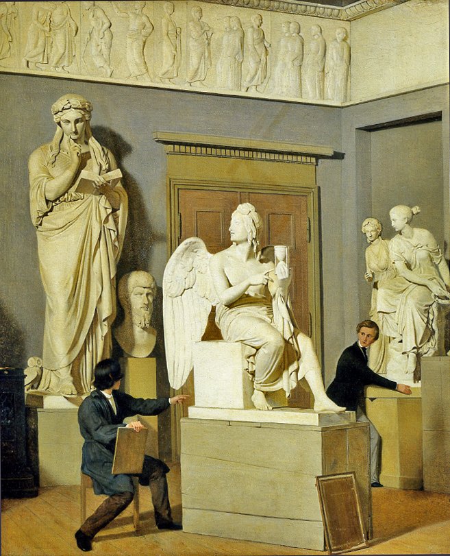 Z sali figur Akademii Sztuk Pięknych autorstwa Julius Exner