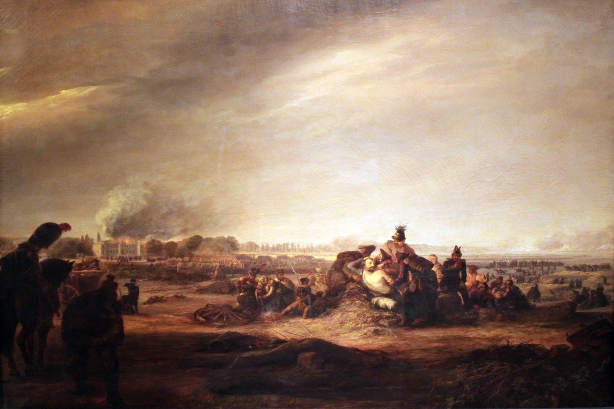 Bitwa pod Dreznem autorstwa Julius Ferdinand Wilhelm Sattler