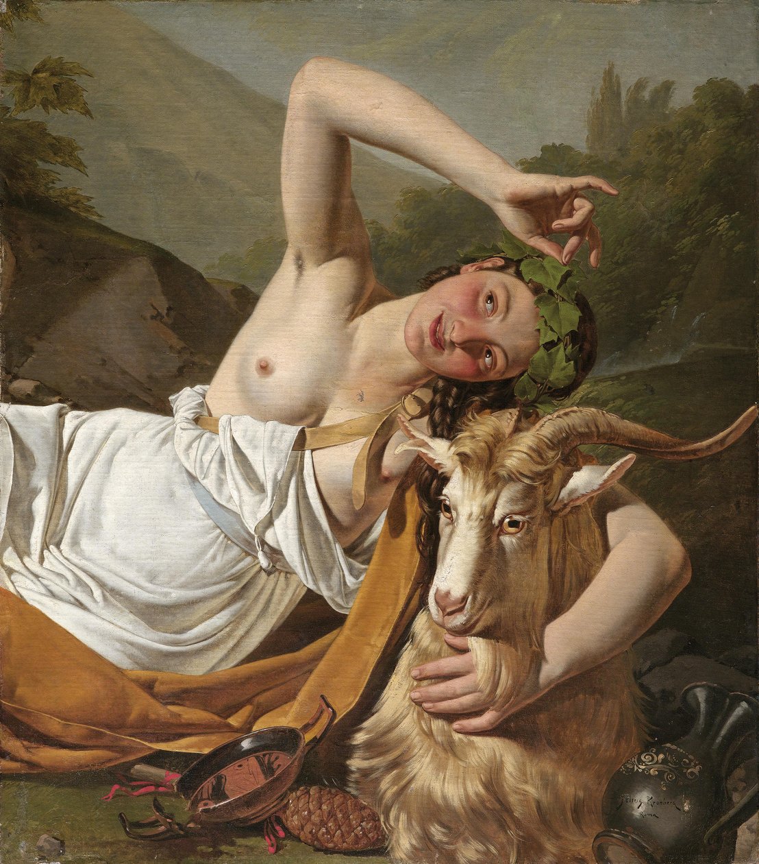 dionizyjski autorstwa Julius Kronberg