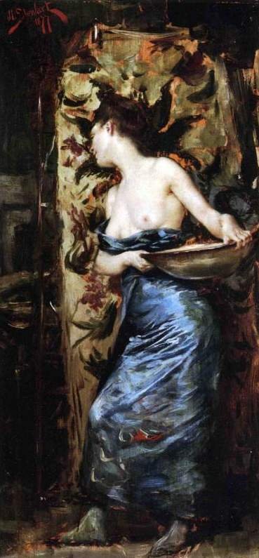 Mi-Nuen kobieta autorstwa Julius Leblanc Stewart