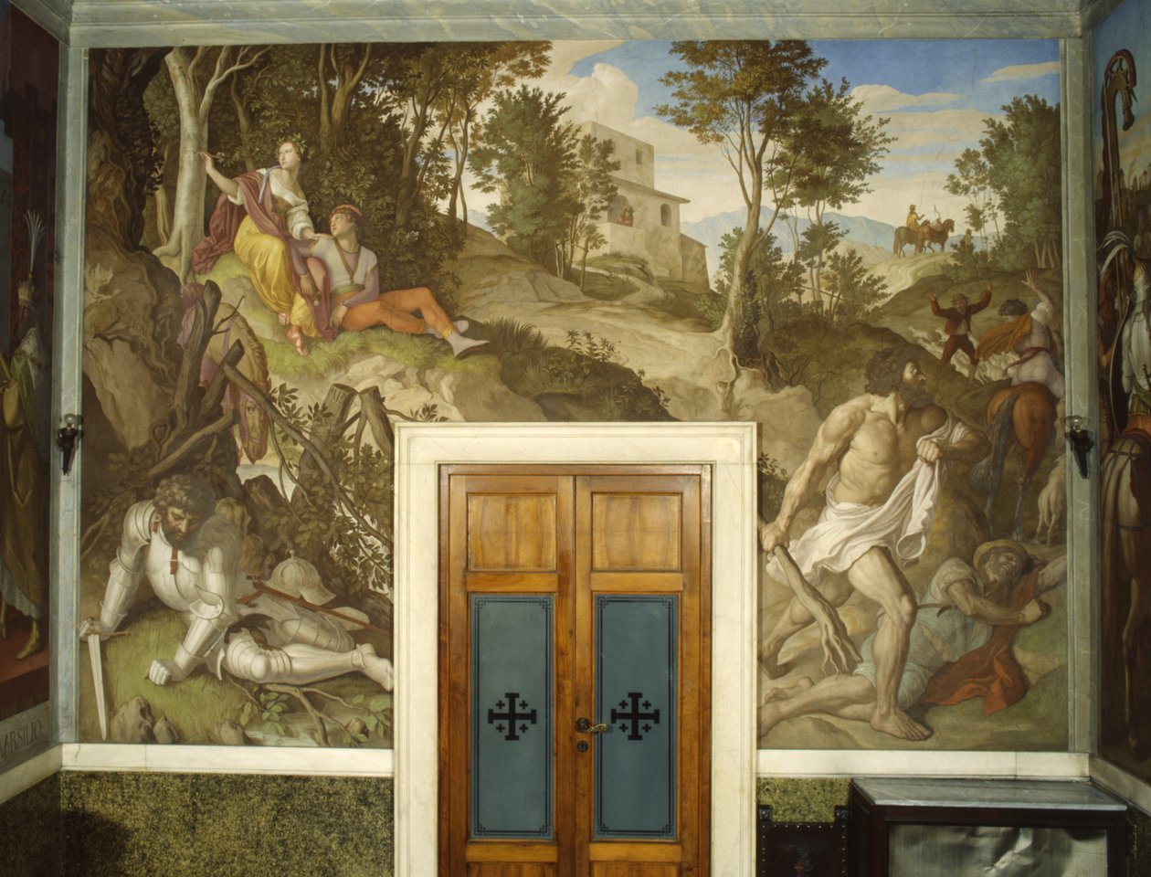 Angelica i Medoro autorstwa Julius Schnorr von Carolsfeld