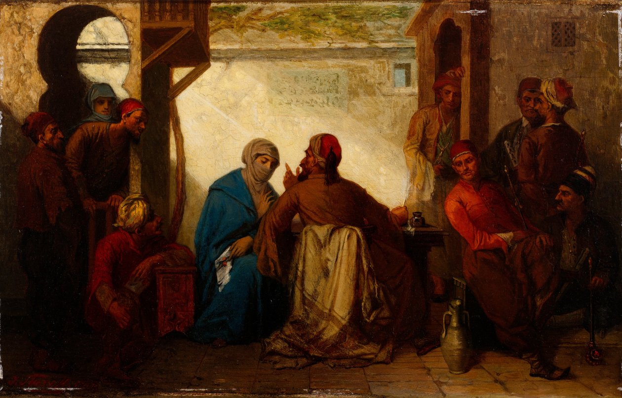 Skryba autorstwa Julius Joseph Gaspard Starck