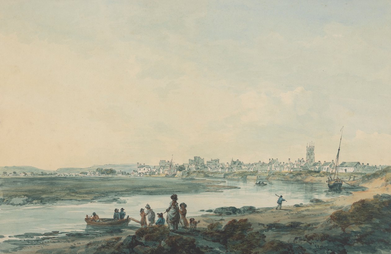 Cardiff z południa autorstwa Julius Caesar Ibbetson