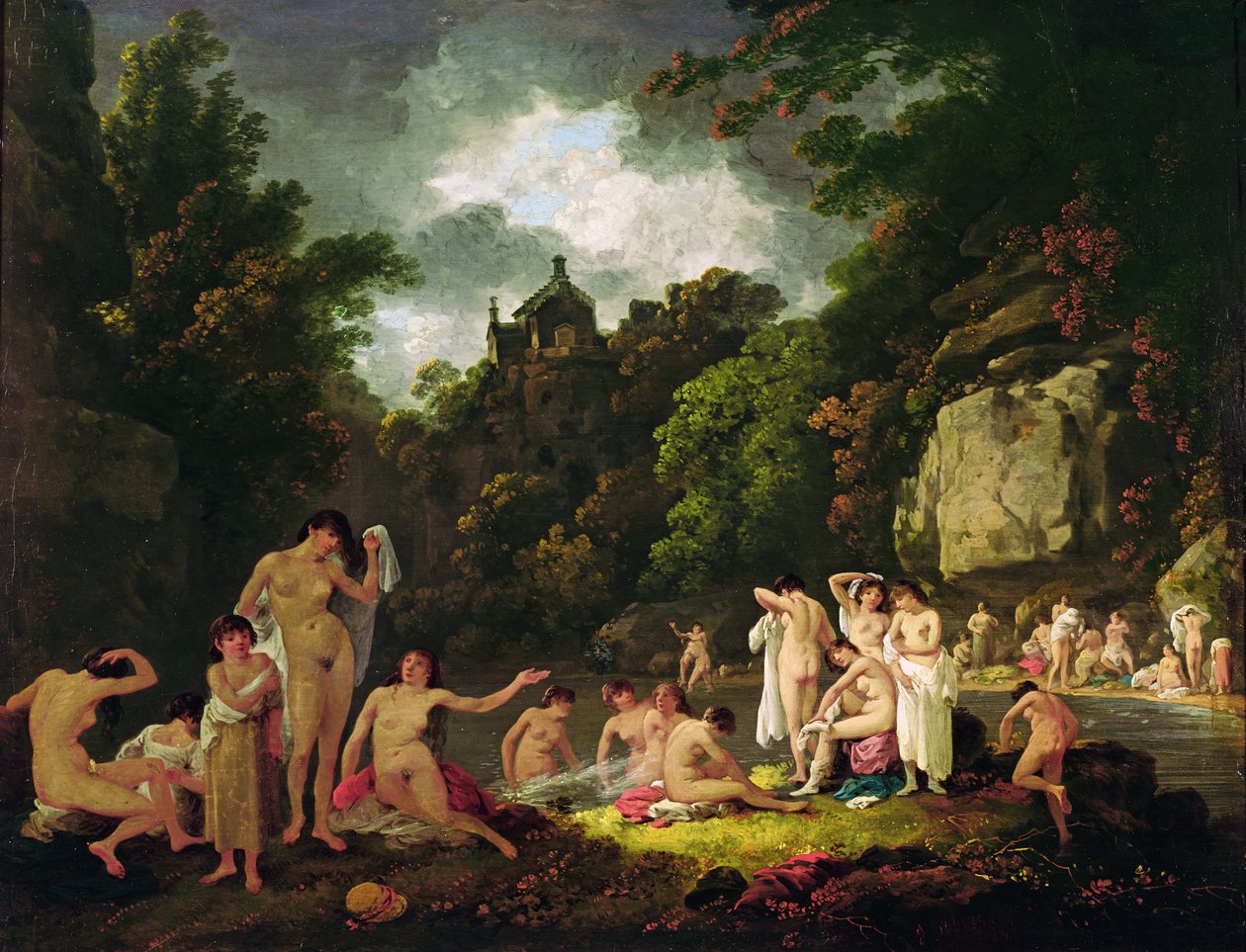 Nawiedzenie syren, 1804 autorstwa Julius Caesar Ibbetson