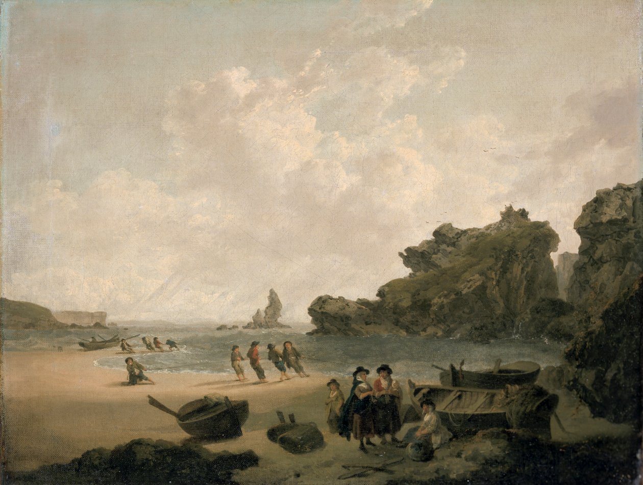 „Skała stosu”, 1793-94 autorstwa Julius Caesar Ibbetson