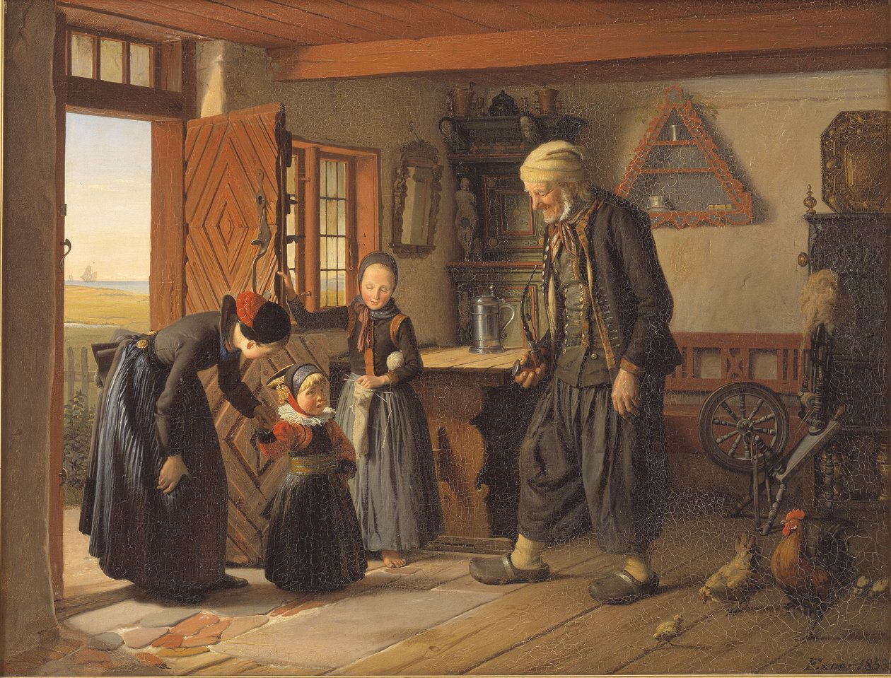 Z wizytą u Dziadka autorstwa Julius Exner