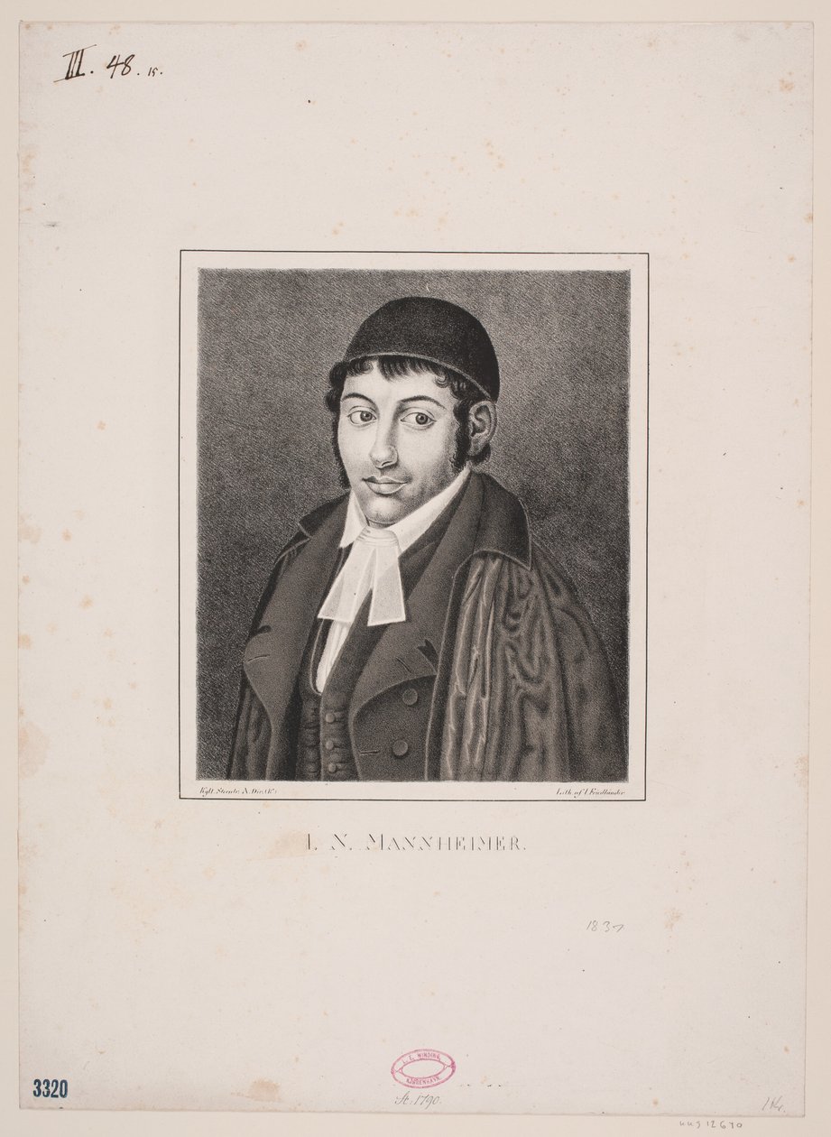 Rabin I.N. Mannheimer autorstwa Julius Friedlænder