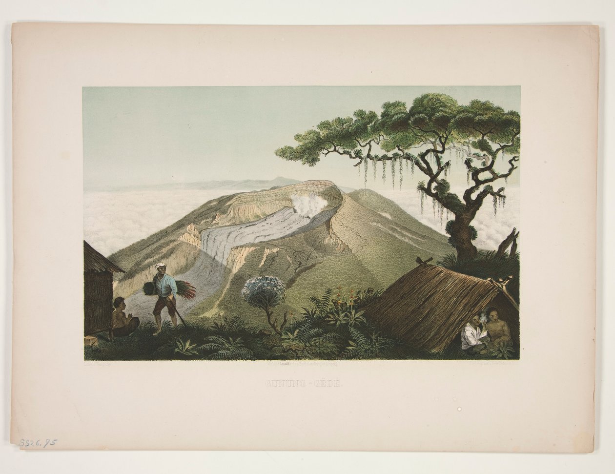 Góra - Boże? (Góra Gede) autorstwa Julius Friedrich Tempeltey