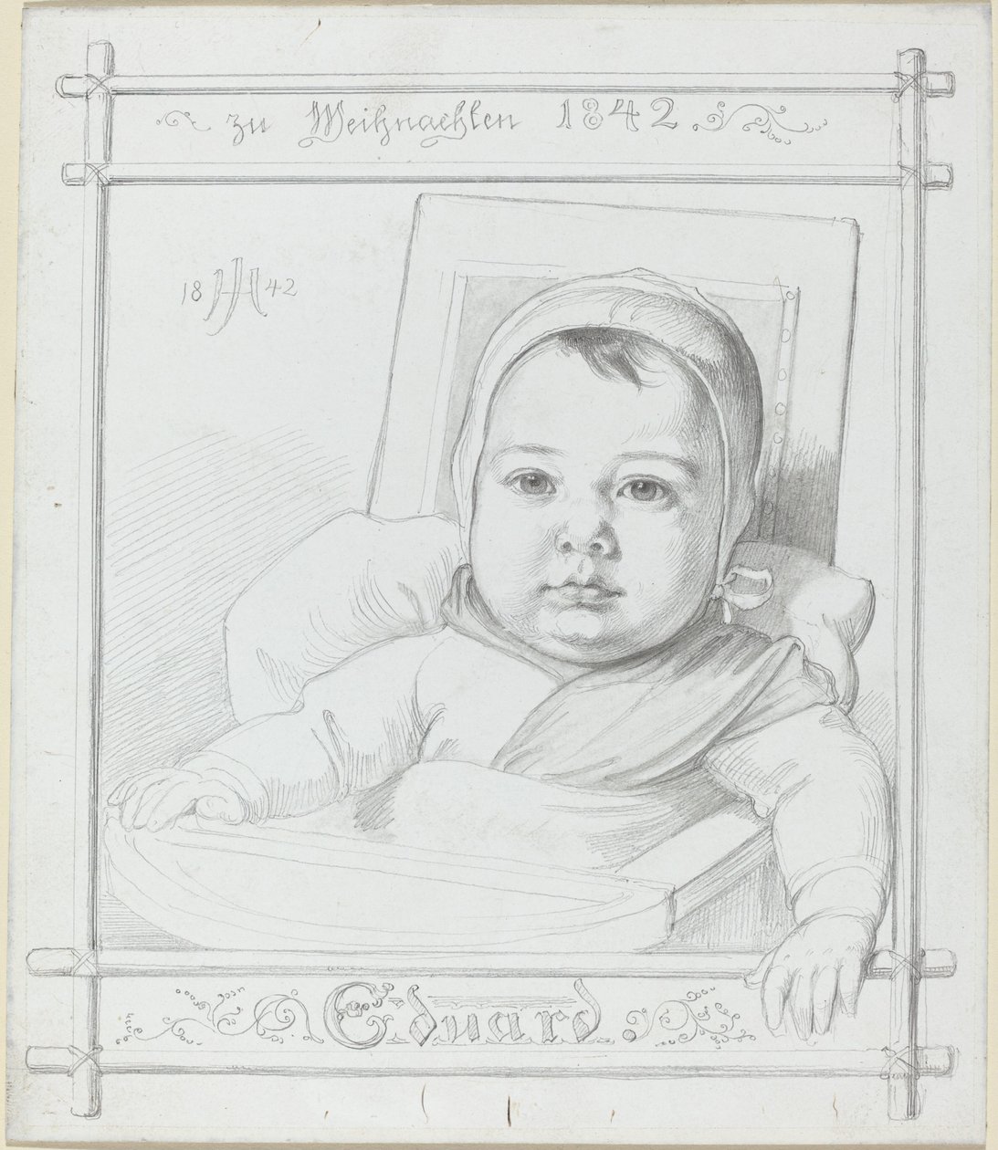 Eduard, synek artysty autorstwa Julius Hubner