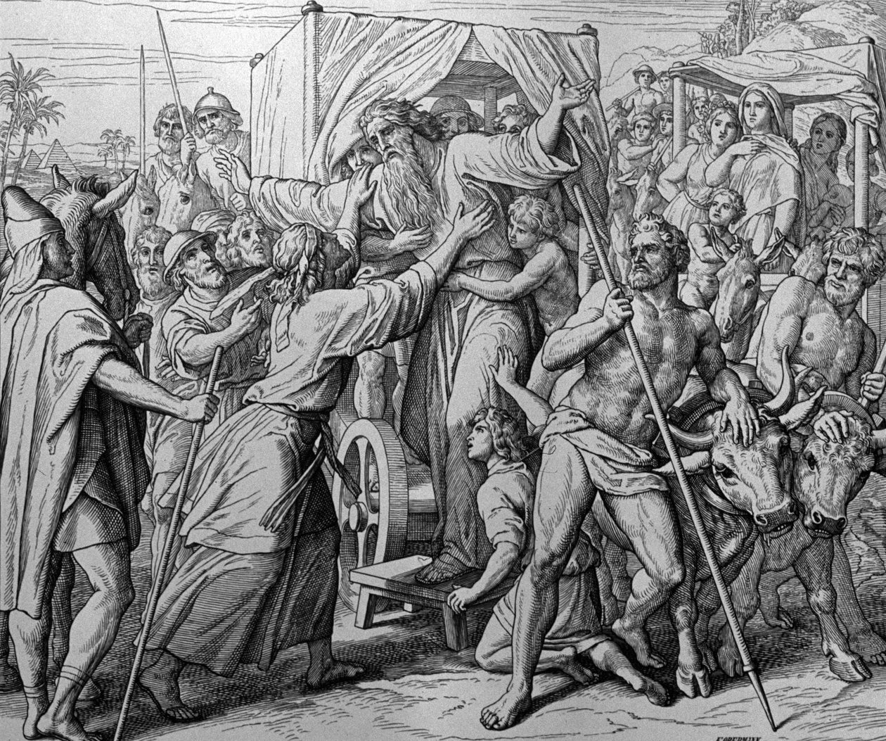 Józef i Jakub autorstwa Julius Schnorr von Carolsfeld