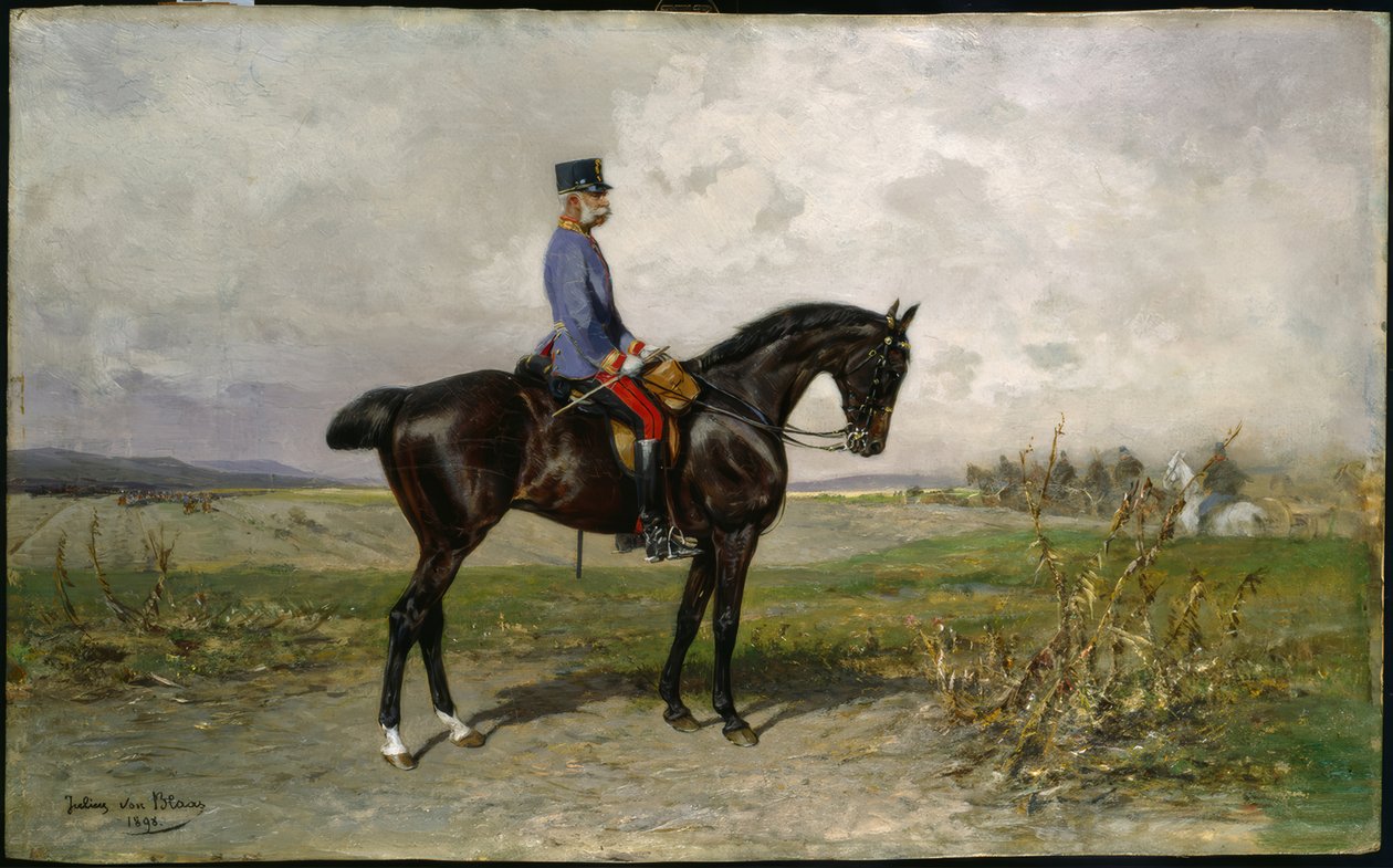 Franz Joseph, Reiterbildnis / Blaas autorstwa Julius von Blaas