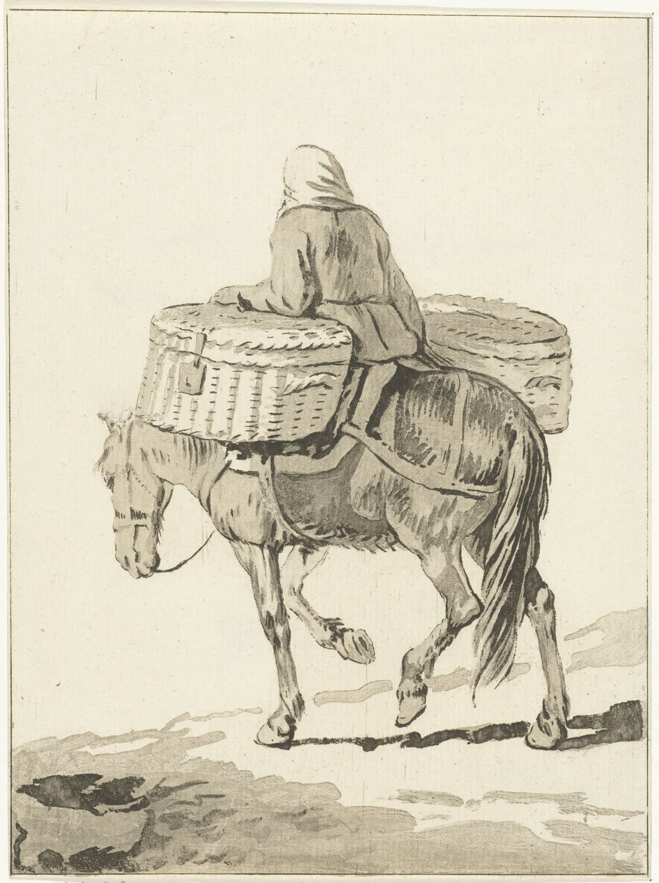 Kobieta na koniu autorstwa Jurriaan Cootwijck (attributed to)