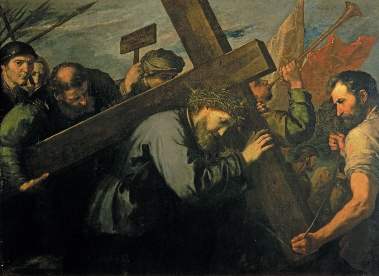 Chrystus niosący krzyż, 1635 autorstwa Jusepe de Ribera