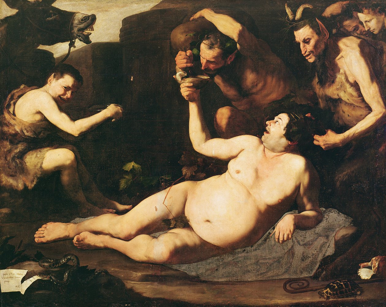 Pijany Silenus, 1626 autorstwa Jusepe de Ribera