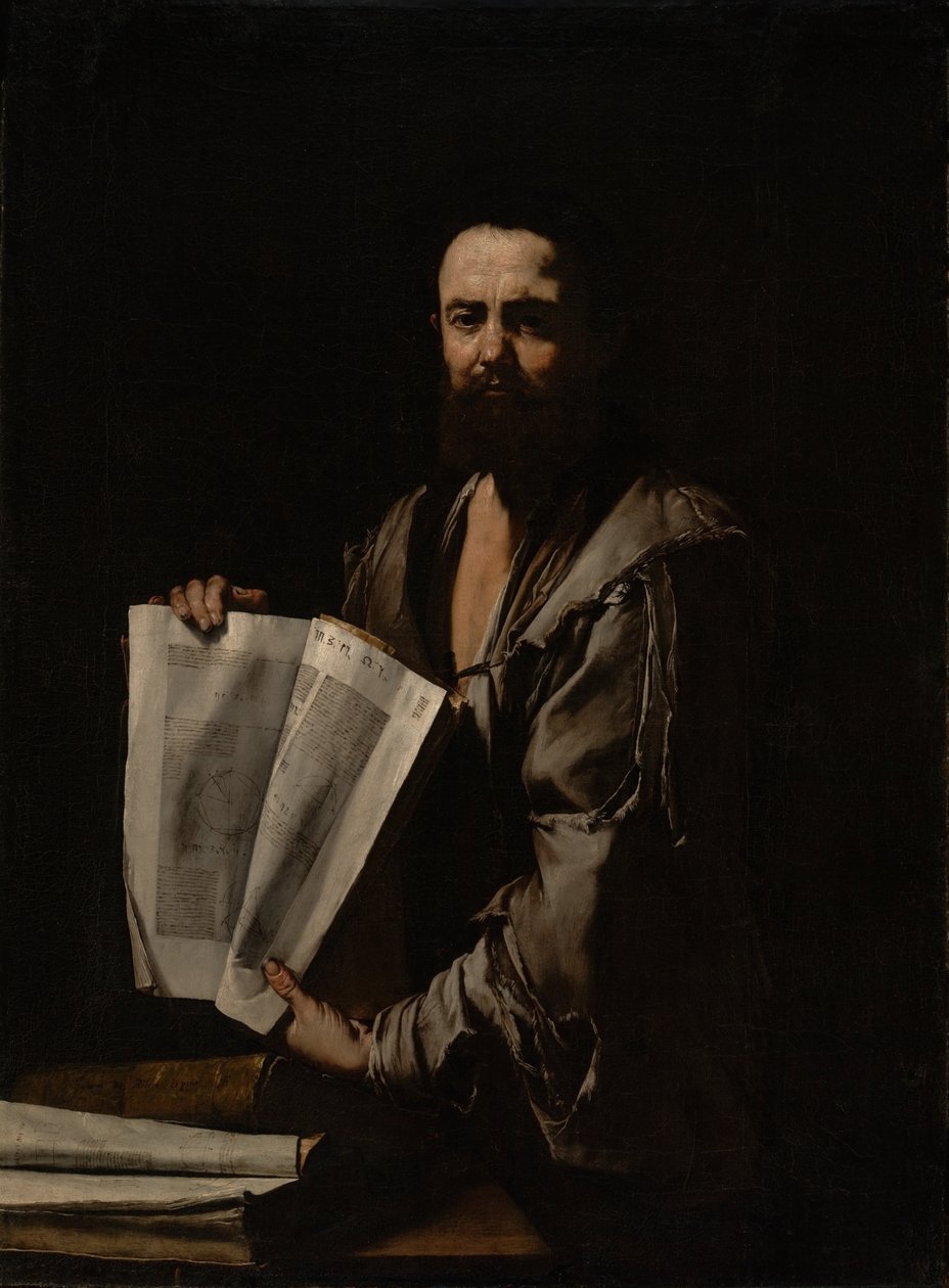 Euklides autorstwa Jusepe de Ribera