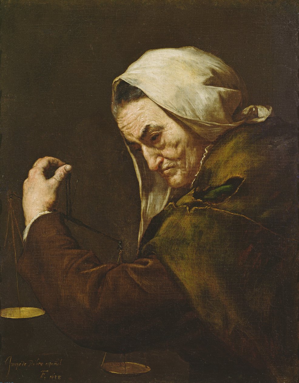 Stary Lichwiarz, 1638 autorstwa Jusepe de Ribera