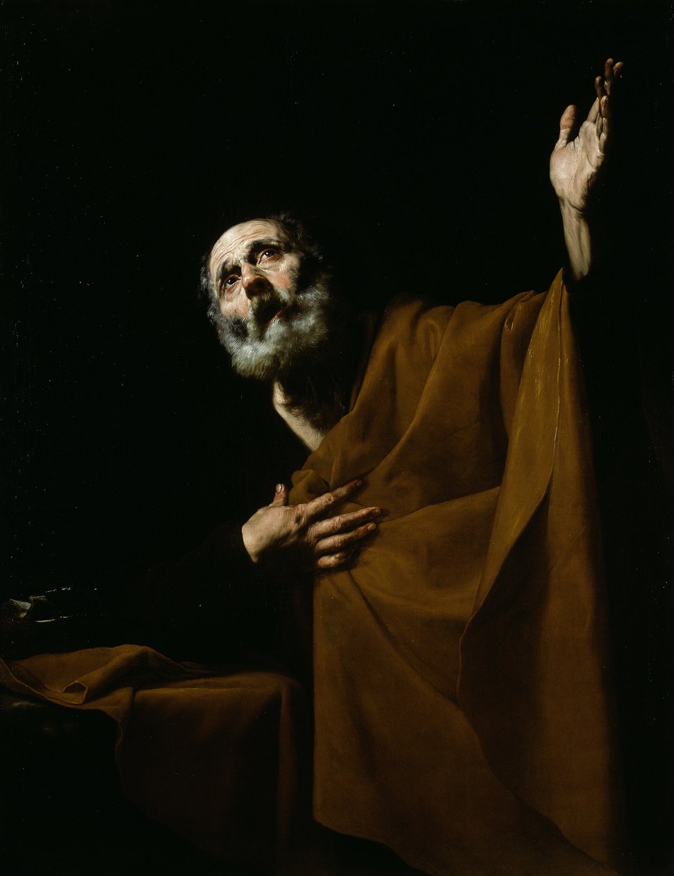 Pokutnik Św. Piotr autorstwa Jusepe de (1591 1652) Ribera